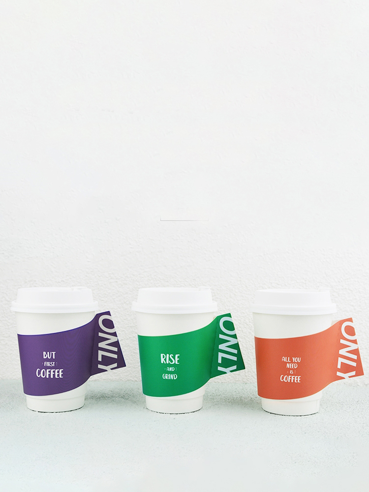 7oz/8oz/9oz Eco-Friendly 210ml/240ml/270ml Custom Printed Paper Cup Disposable Paper Coffee Cup with Handle