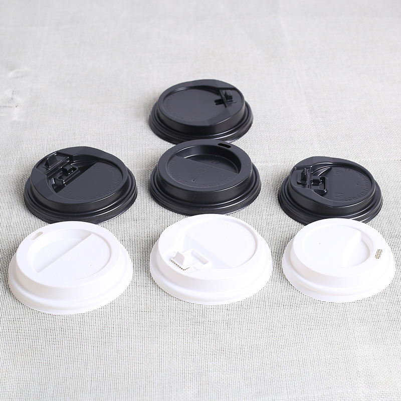 Disposable Paper Cup Lid Ps Disposable Plastic Lids with Cups Wholesale Paper Cups Lids