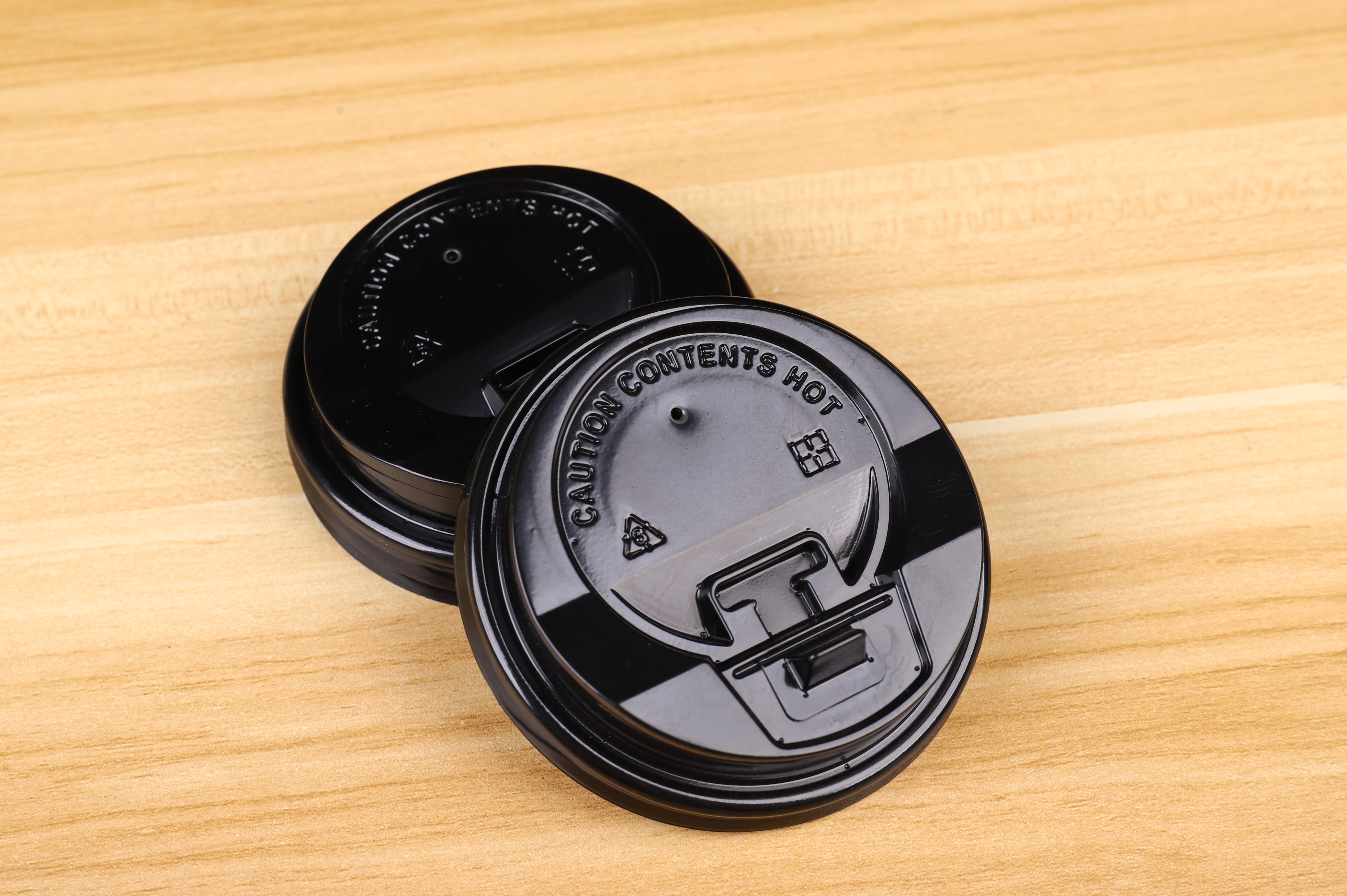 Black White Clear 80 mm 89 mm 90 mm Disposable Recyclable Coffee Cup Lid PS Plastic Milk Tea Cups Lid