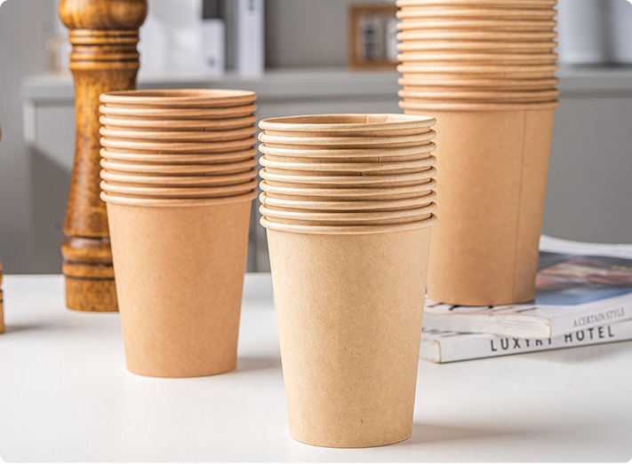 Custom Size Custom Colour Wholesale Degradable Double Wall Cup Hot Coffee PLA Paper Cup Free Sample