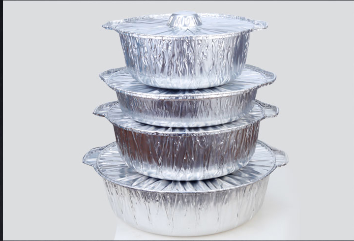 ISO Certificate And Aluminum Materia Disposable Foil Pot 3200ml Large Cooking Pots