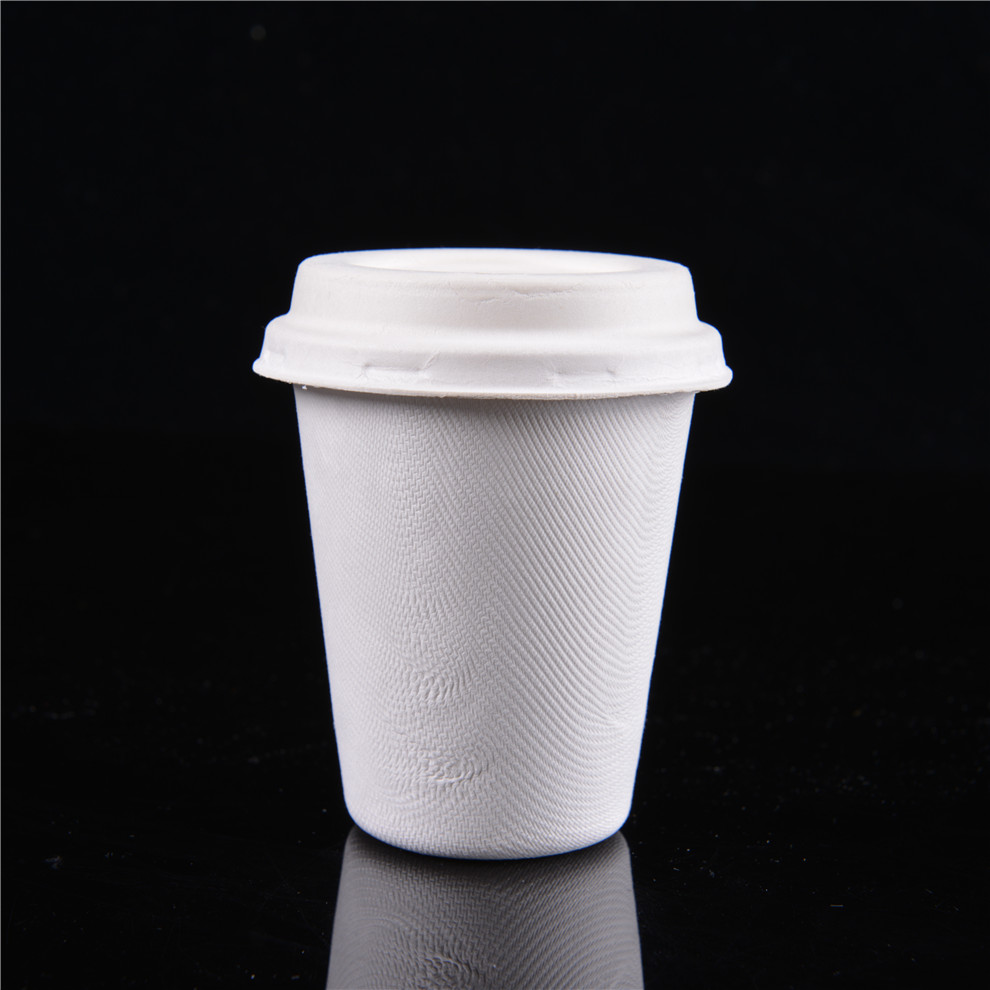 sugarcane bagasse coffee cup disposable paper coffee cup with BPA free