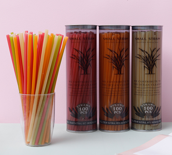 Wholesale 100% Eco Friendly Compostable Disposable Drinking Bubble Tea Pla Plastic Wheat Reusable Sugarcane Straw Biodegradable