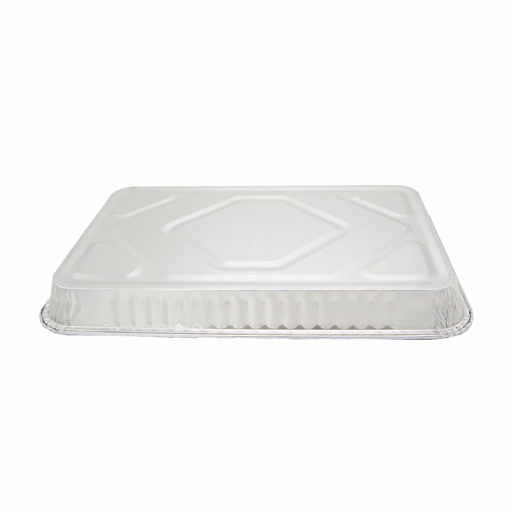 New Product Takeout Lunch Tableware Container Square Aluminum Foil Baking Trays