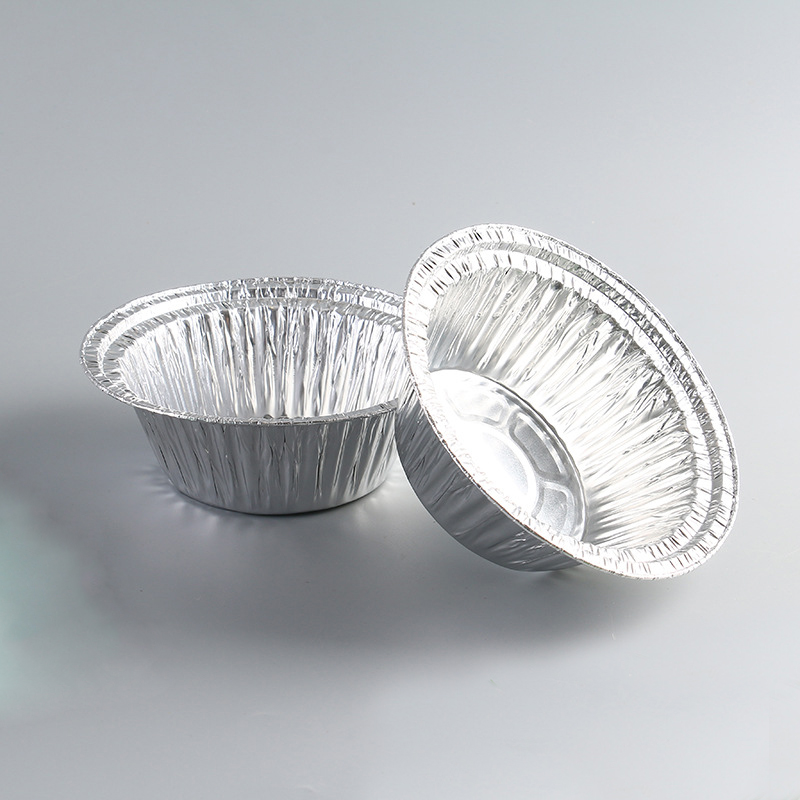 Restaurant Use Disposable Round Shape Pizza Tray Aluminum Foil Tray Container with Lid Food Takeaway Containers with Lid