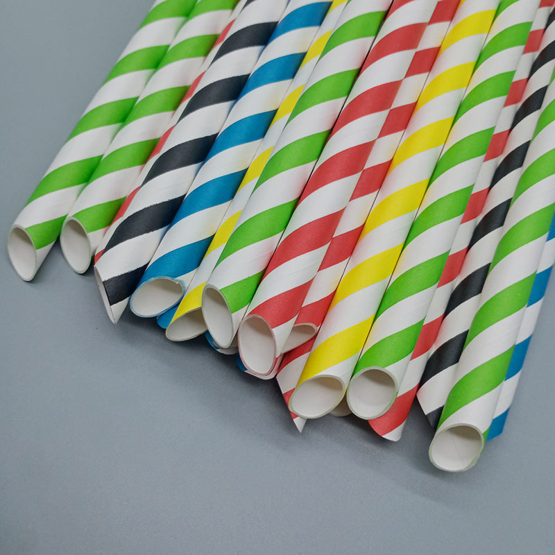 Food Grade Drinking Straw Degradable Wrap Paper Straw