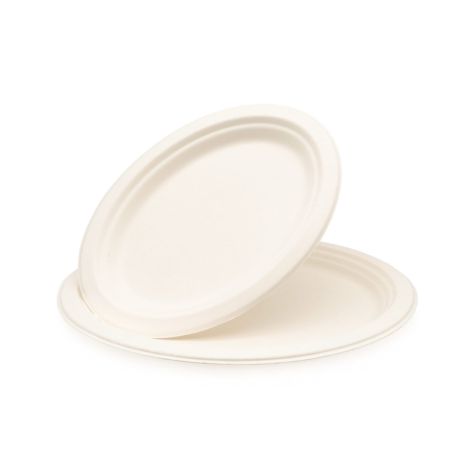 Biodegradable Sugarcane Bagasse Eco-friendly Food Grade Takeaway 6 Inch Cake Plate