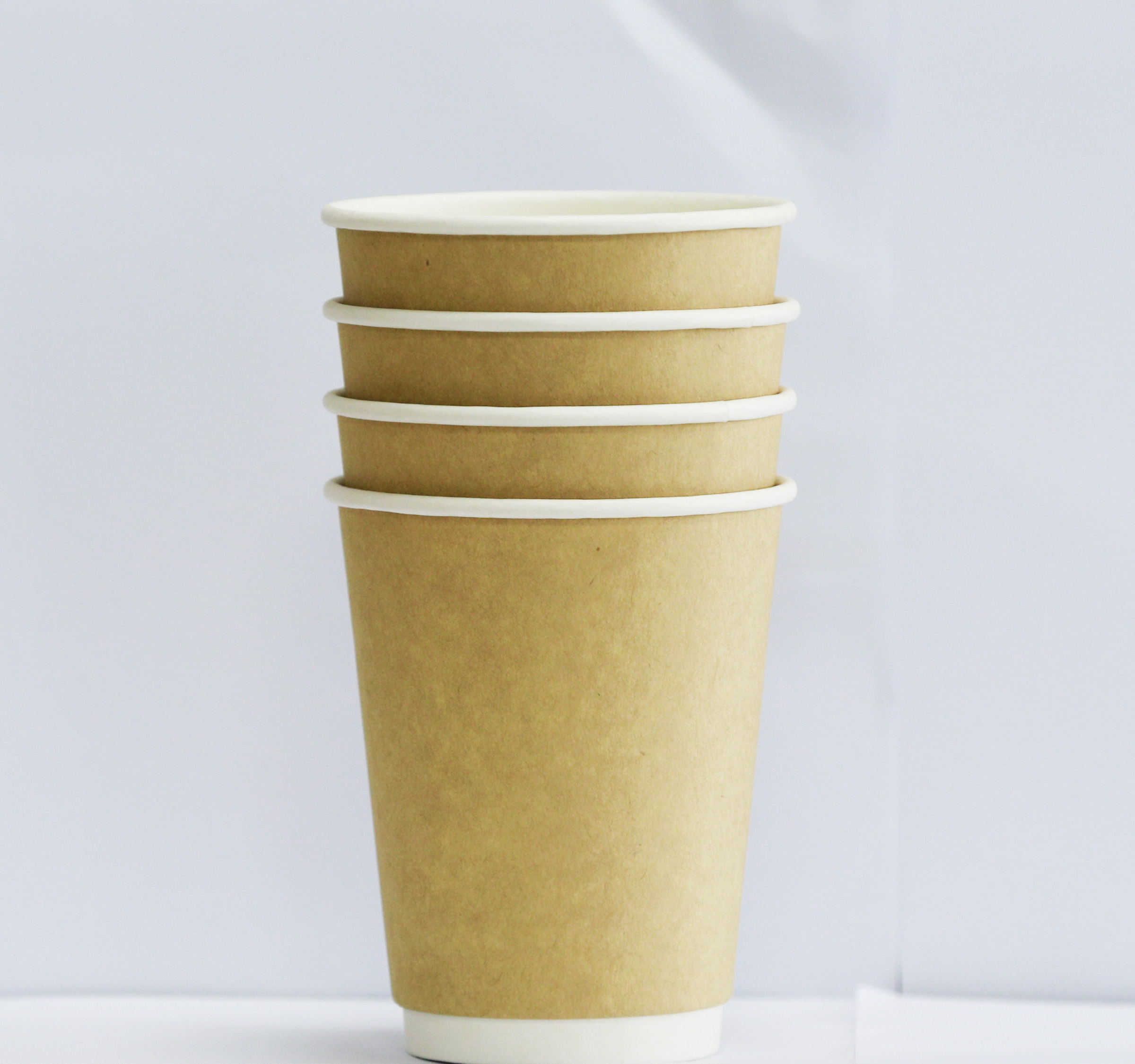 Customized Printed double Wall Paper Cup Coffee Paper Cup Packaging With PLA Coated