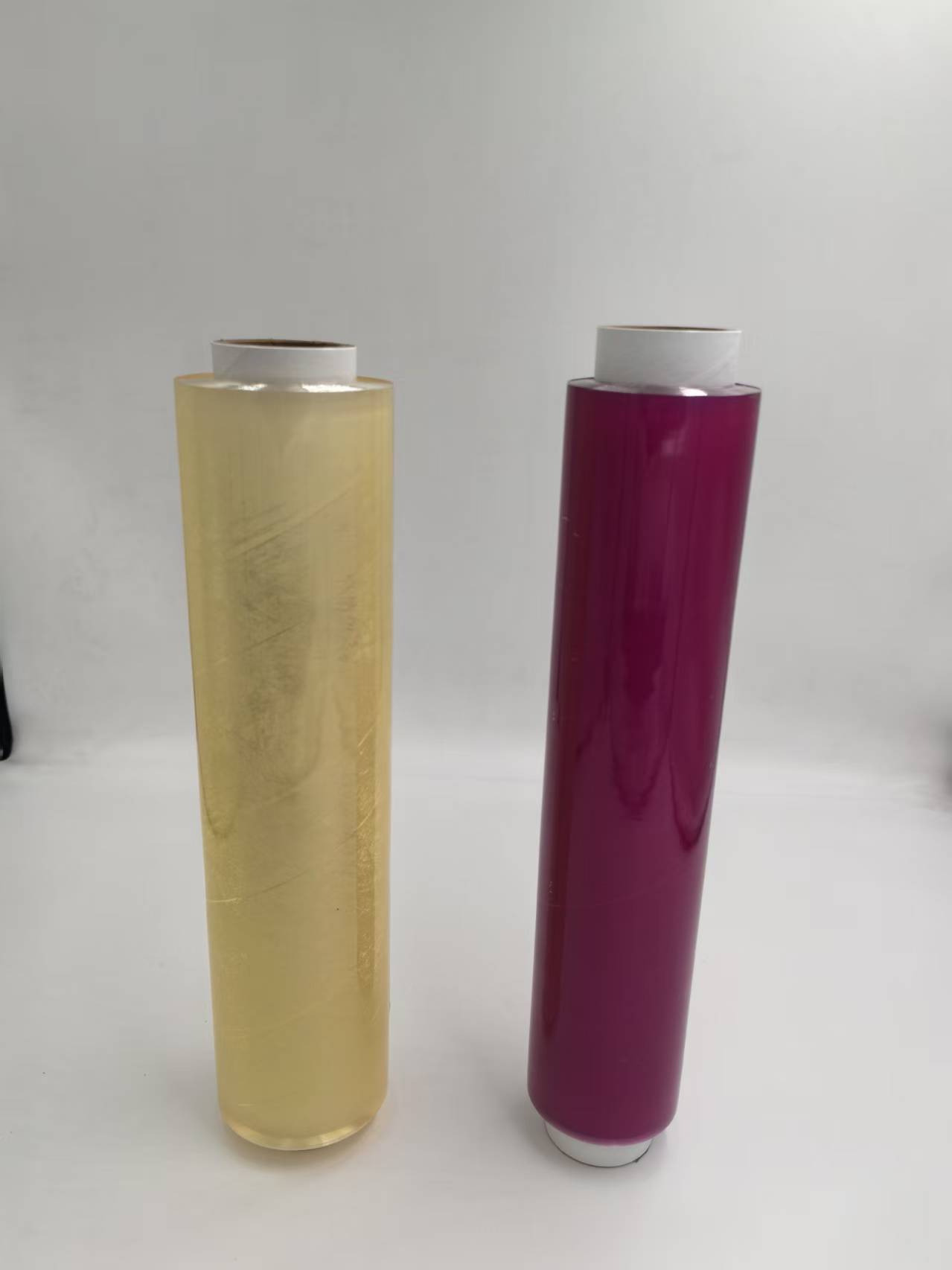 Pvc Food Wrap Film High Quality PVC ROLL Safety Food Packing Pvc Cling Film Food Grade Jumbo Roll Stretch Wrap Fruit Color 