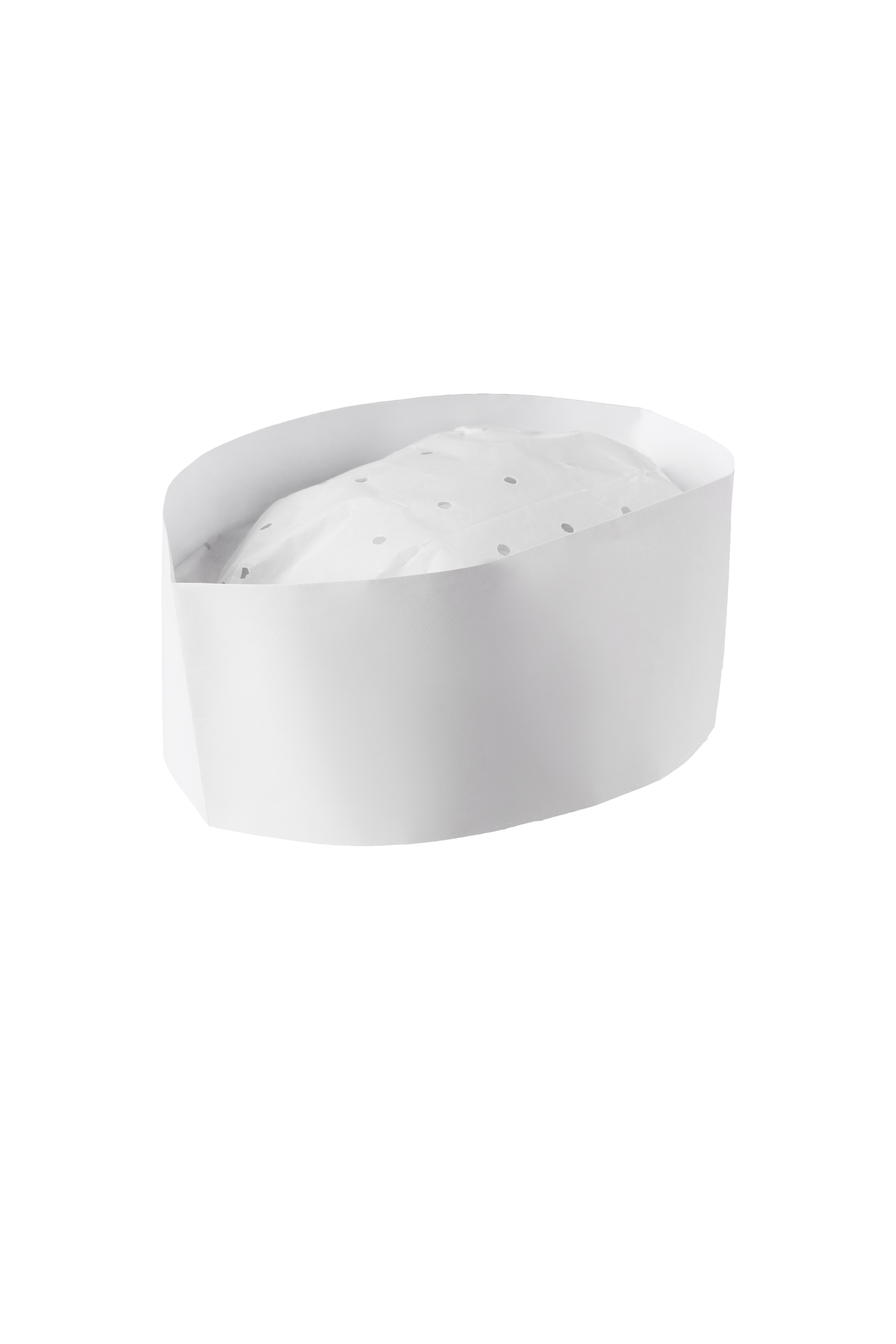 Disposable White Paper Chef Hat - Disposable Soda Jerk Cap for Food Server