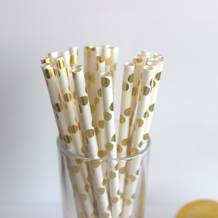 Eco Disposable Bubble Tea Paper Straw Biodegradable Manufacturer Wholesale 12mm*197mm Individually Wrapped Paper Drinking Straws