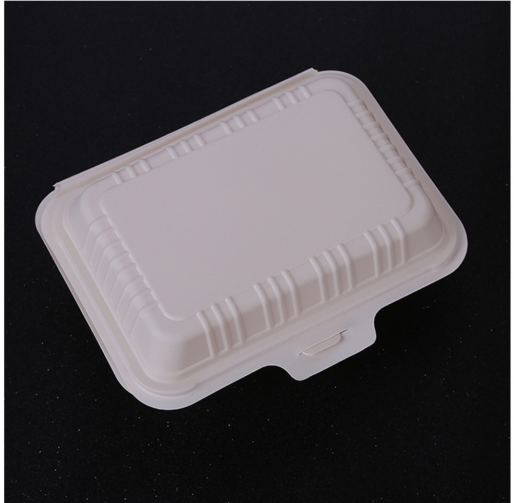 Biodegradable Compostable Plastic Corn Starch Cornstarch Clamshell Food Box Food Packaging