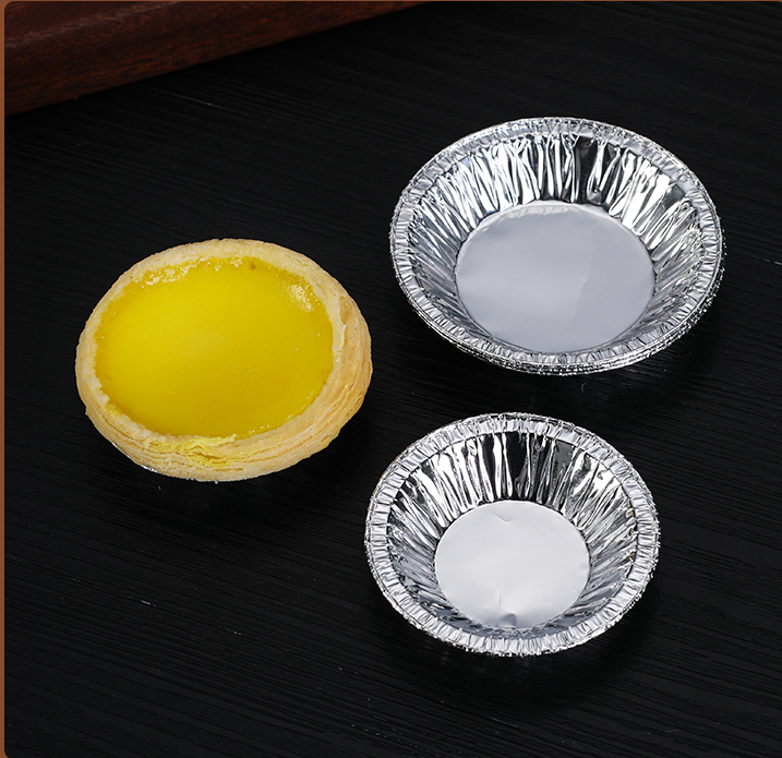 Disposable Aluminum Foil Cup Cake Baking Disposable Ovenable Aluminum Foil Cake And Egg Tart Packaging Cups