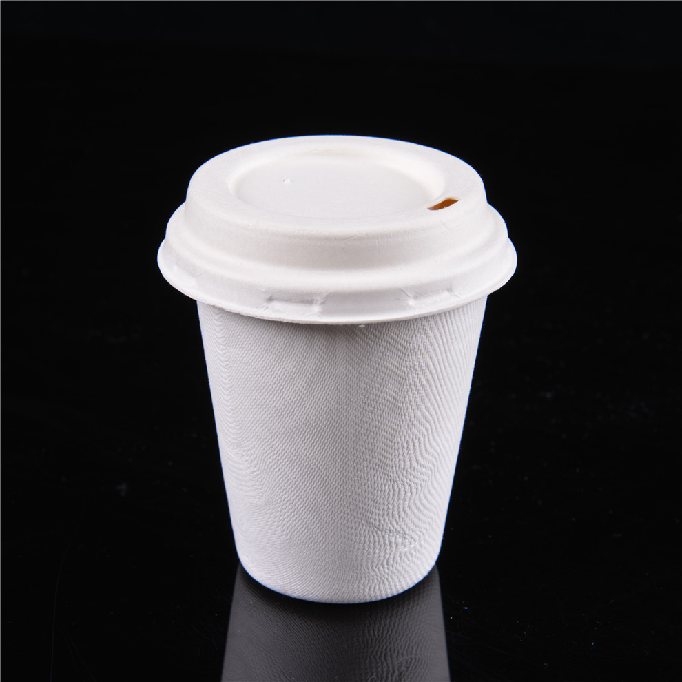 sugarcane bagasse coffee cup disposable paper coffee cup with BPA free