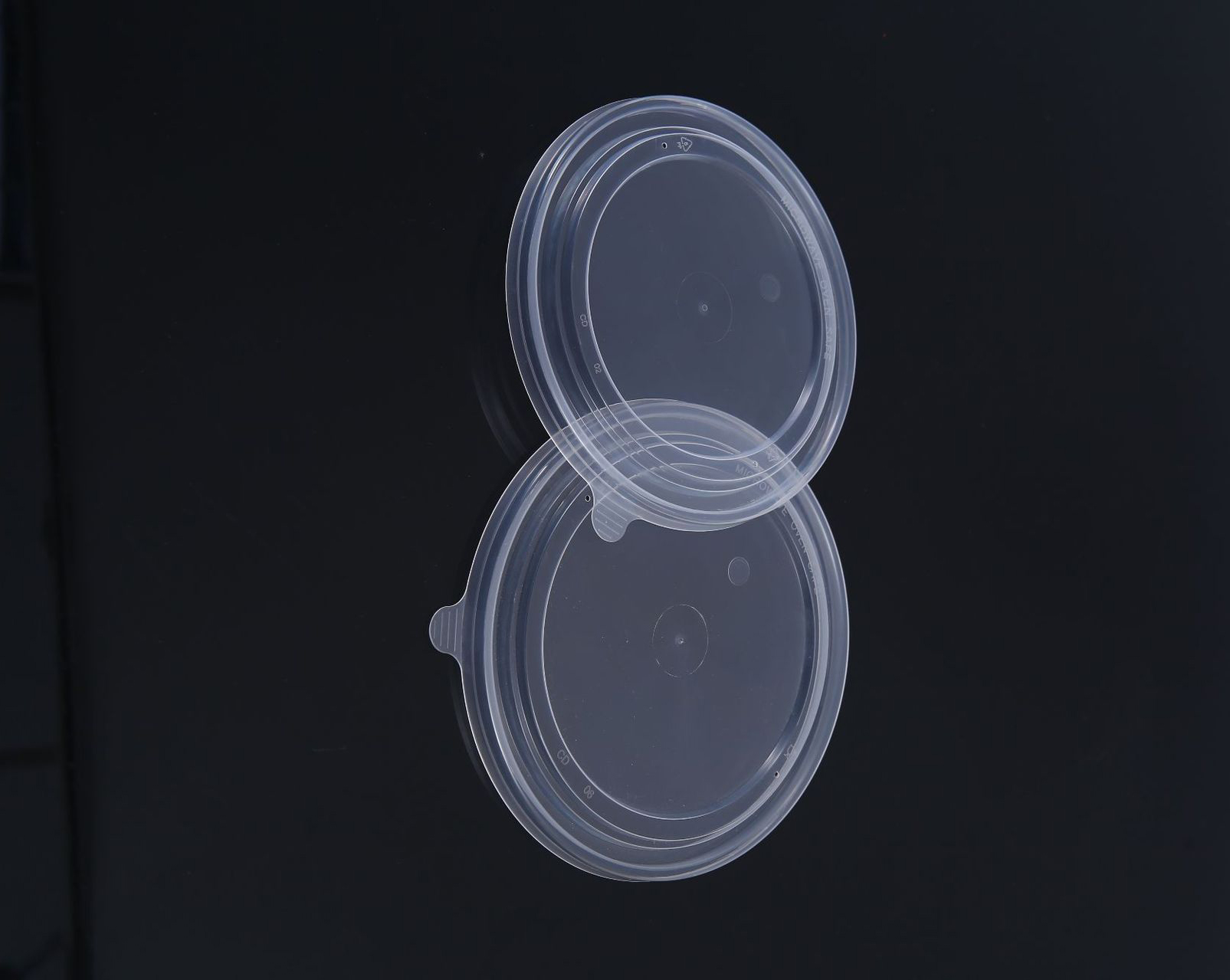 Clear Plastic Drinking IML Dia 95MM Bubble Tea Pp Injection Drinking Cup Lid