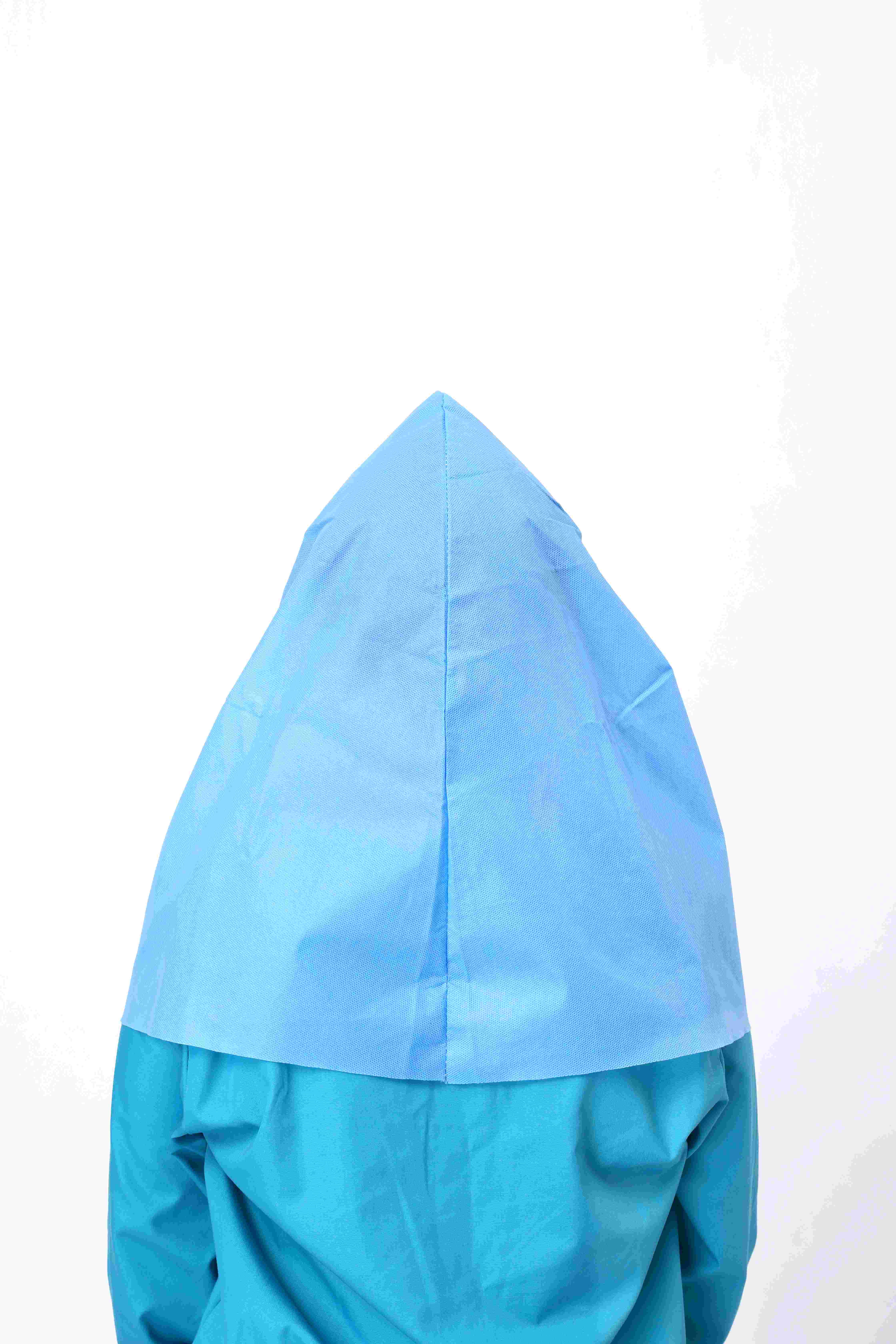 Disposable Nonwoven Cap Adjustable Muslim Turban Full Cover Shawl Cap Full Neck Coverage for Lady