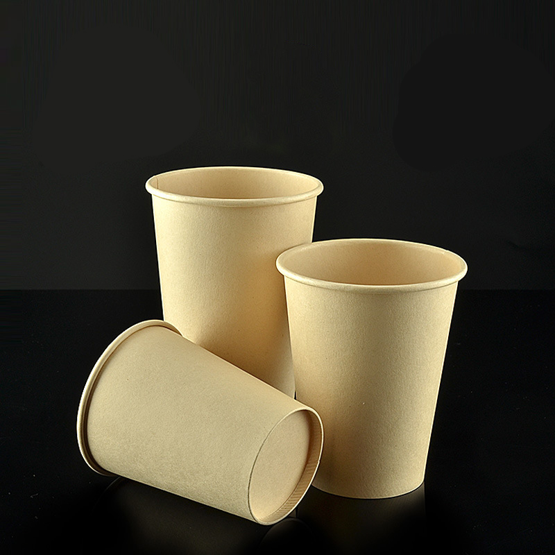 Bio-degradable Disposable Bamboo Fiber Pulp PLA Coating Coffee Cardboard Paper Cup