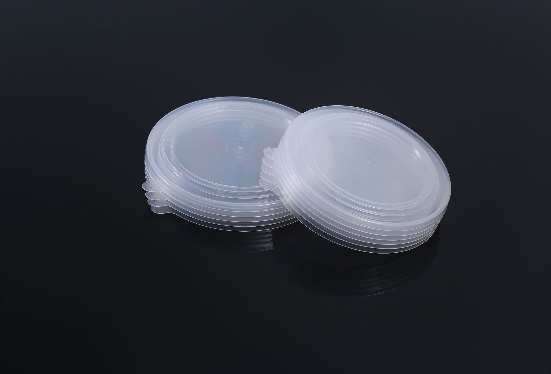 Clear Plastic Drinking IML Dia 95MM Bubble Tea Pp Injection Drinking Cup Lid