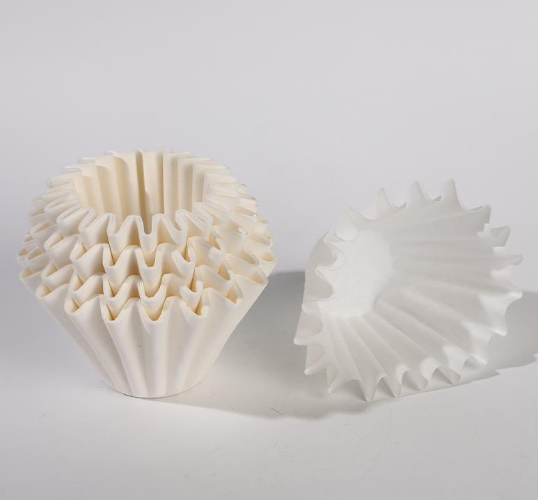 Coffee Accessories 100pcs V-Filter Papers Not Easy to Break Brand Quality V-Shaped Dripper Filters V-Shape Coffee Filter Papers