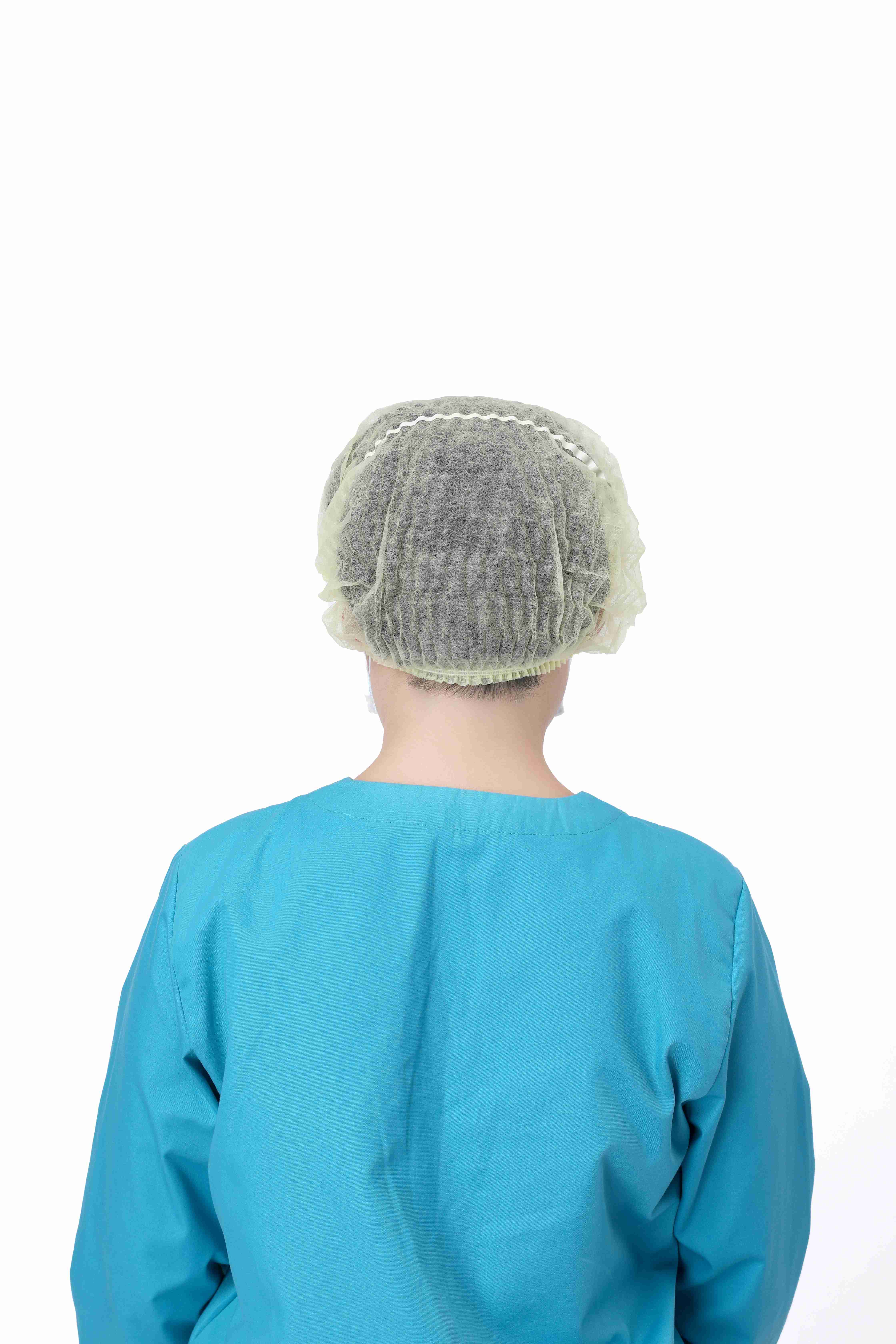  Mob Caps 21", Polypropylene Bouffant Hair Nets Pack of 100, Breathable Disposable Hair Covers for Nurses, Non-Woven Disposable Hair Caps for Nurses, Bouffant Caps with Elastic Stretch Band