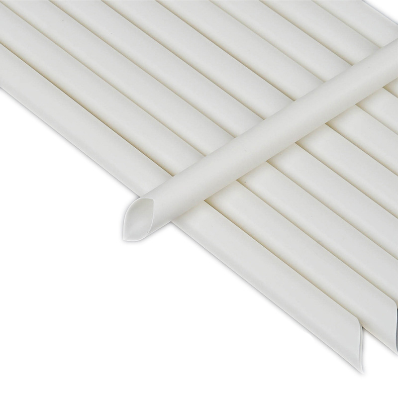 High Quality Manufacturers Kraft Straws Decorative Plain White Paper Straw Rolls 6MM*197MM