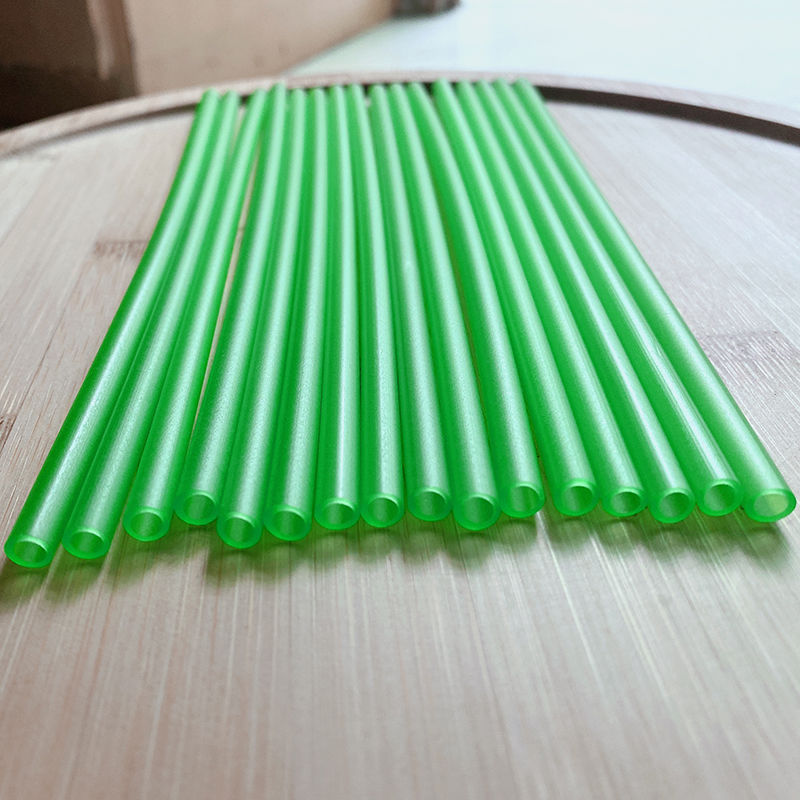 Wholesale 100% Eco Friendly Compostable Disposable Drinking Bubble Tea Pla Plastic Wheat Reusable Sugarcane Straw Biodegradable