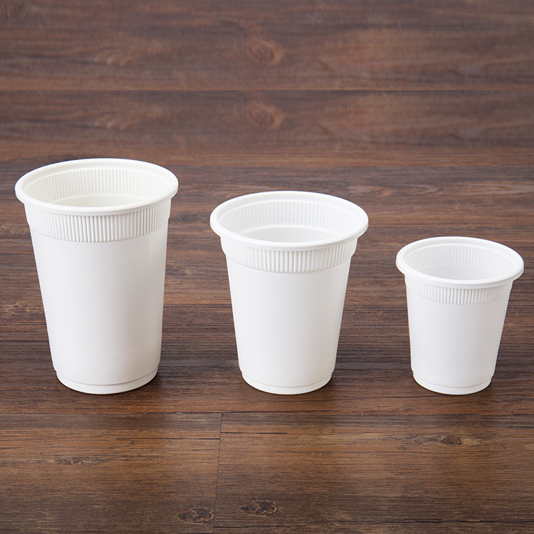 100% Biodegradable Compostable Disposable Corn Starch Plastic Cornstarch Cup For Hotel Meeting Home Occasions