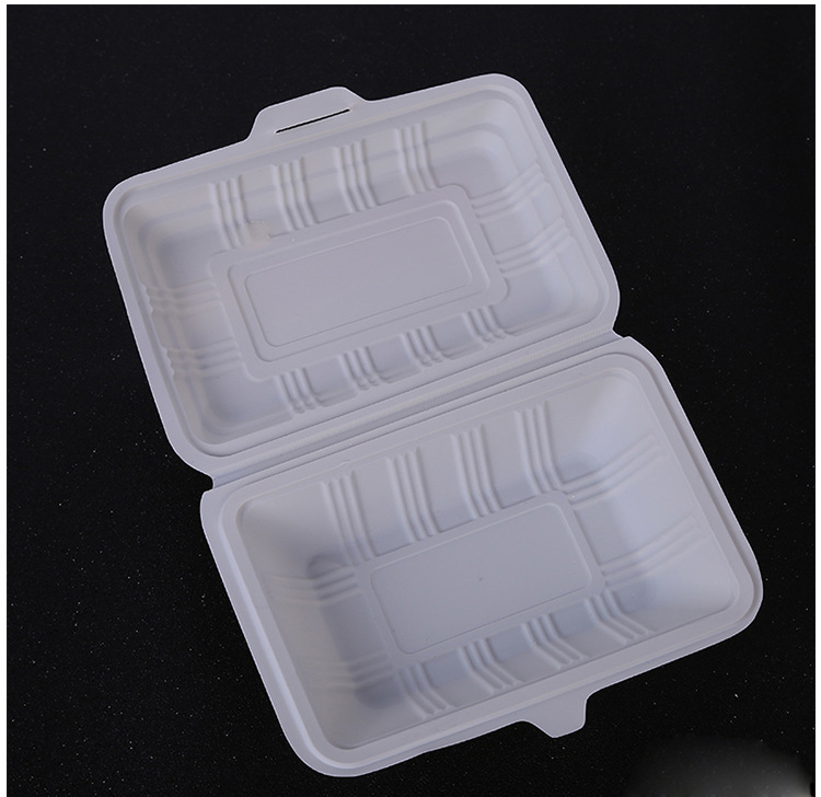 Biodegradable Compostable Plastic Corn Starch Cornstarch Clamshell Food Box Food Packaging