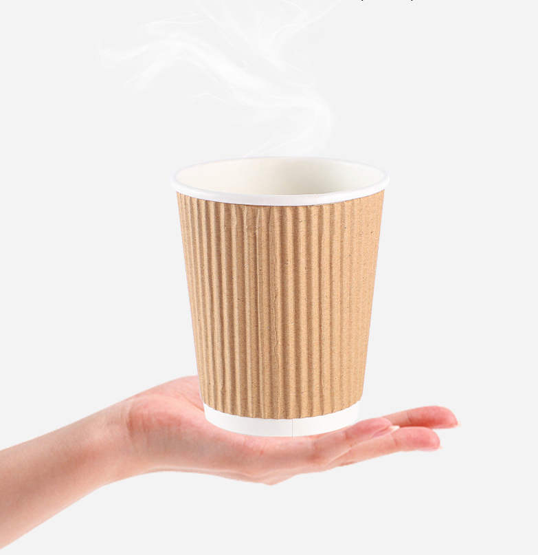 Compostable Biodegradable Customs Printed Disposable Hot Cold Drinks Beverage Juice Coffee Cups 9oz 10oz 14oz Tea Paper Cup