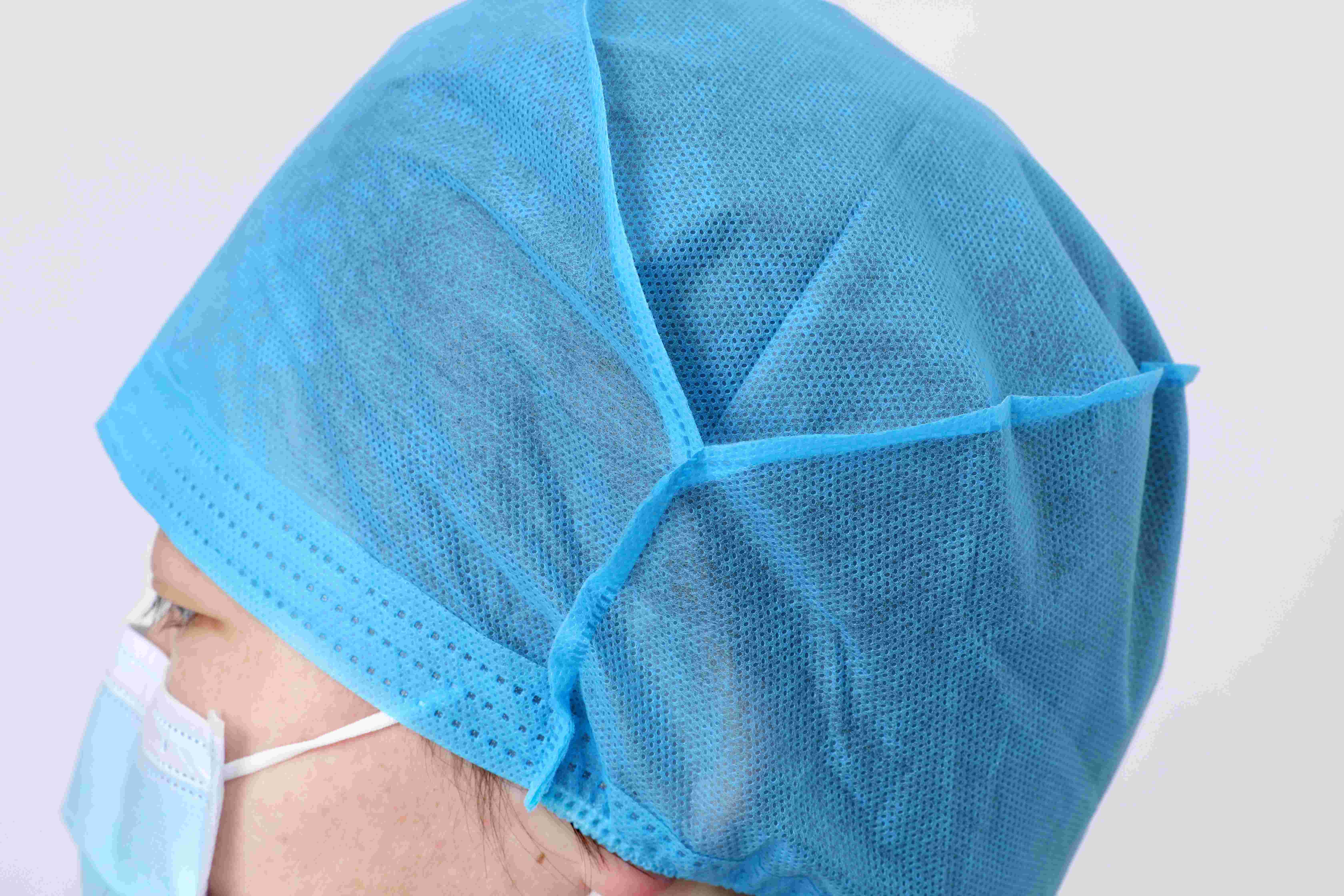 Hair Nets Disposable Bouffant Caps Elastic Hairnets Unisex Working Hats for Doctor Nurse Food Service 