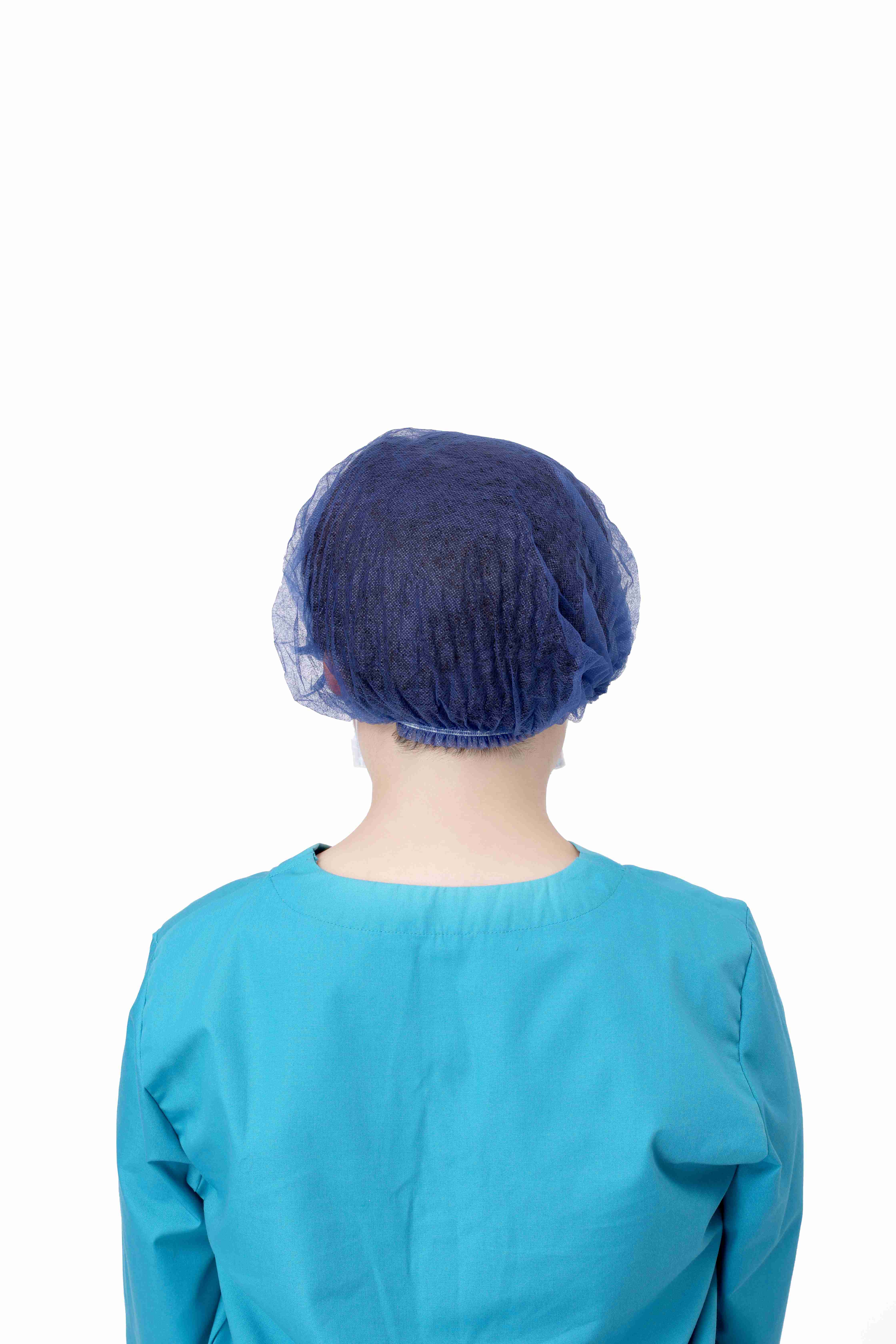 100 Pack 21" Disposable Nonwoven Bouffant Caps Hair Net for Hospital Salon Spa Catering And Dust-free Workspace