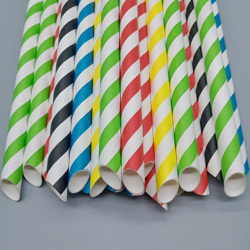 Food Grade Drinking Straw Degradable Wrap Paper Straw