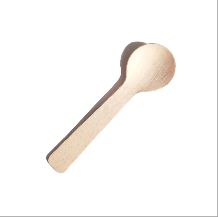 Disposable Wooden Bamboo Soup Spoon Spoons Kitchen Cooking Teaspoons Travel Flatware Support 100% Natural,factory Price 1000 Pcs