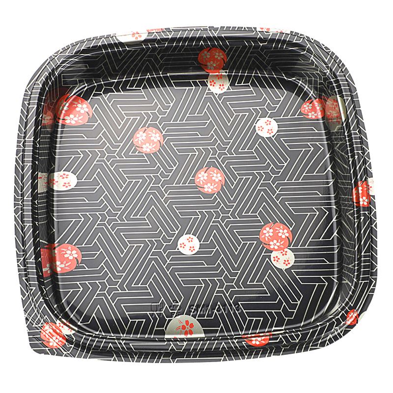 Sushi Takeaway Box Disposable Square Shape Sushi Containers With Lids - Take Out Sushi Tray Containers